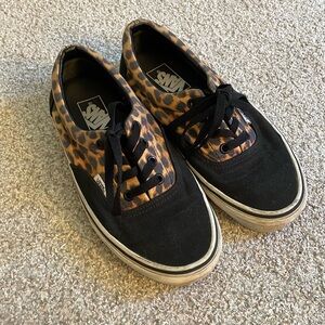 Cheetah print vans sneakers